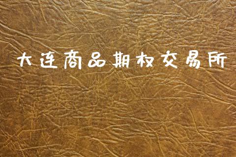 大连商品期权交易所_https://cj004.lansai.wang_金融监管_第1张