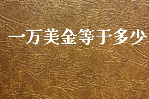 一万美金等于多少_https://cj004.lansai.wang_财经新闻_第1张