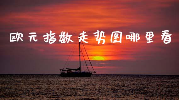 欧元指数走势图哪里看_https://cj004.lansai.wang_外汇交易_第1张