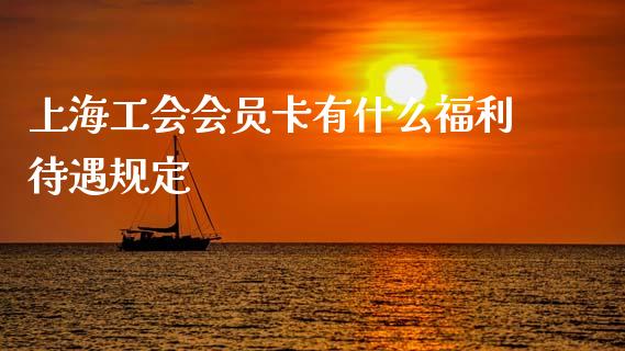 上海工会会员卡有什么福利待遇规定_https://cj004.lansai.wang_全球市场_第1张