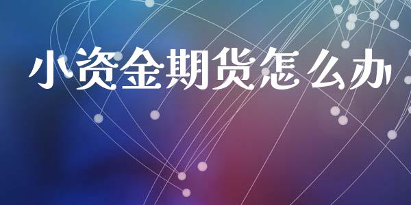 小资金期货怎么办_https://cj004.lansai.wang_金融监管_第1张