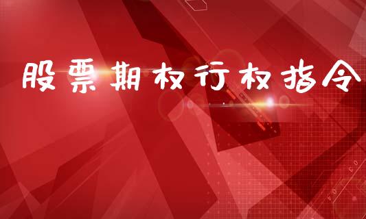 股票期权行权指令_https://cj004.lansai.wang_期货开户_第1张