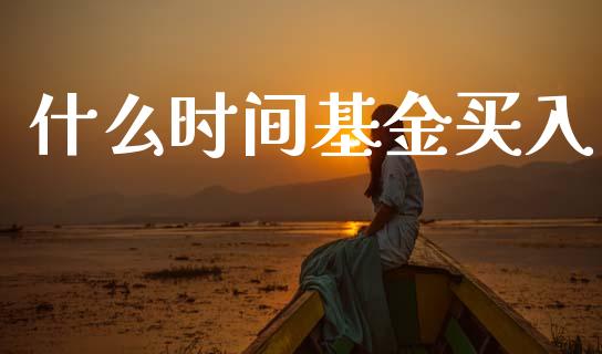 什么时间基金买入_https://cj004.lansai.wang_期货开户_第1张