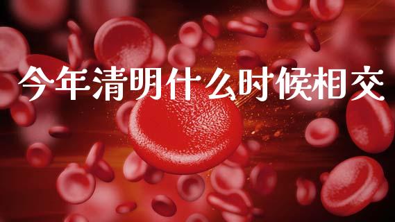 今年清明什么时候相交_https://cj004.lansai.wang_债券资讯_第1张
