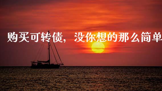 购买可转债，没你想的那么简单_https://cj004.lansai.wang_债券资讯_第1张