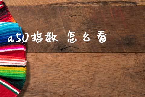 a50指数 怎么看_https://cj004.lansai.wang_债券资讯_第1张