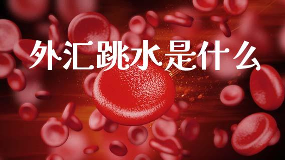 外汇跳水是什么_https://cj004.lansai.wang_债券资讯_第1张