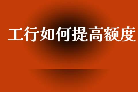 工行如何提高额度_https://cj004.lansai.wang_财经新闻_第1张