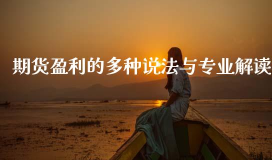 期货盈利的多种说法与专业解读_https://cj004.lansai.wang_金融监管_第1张