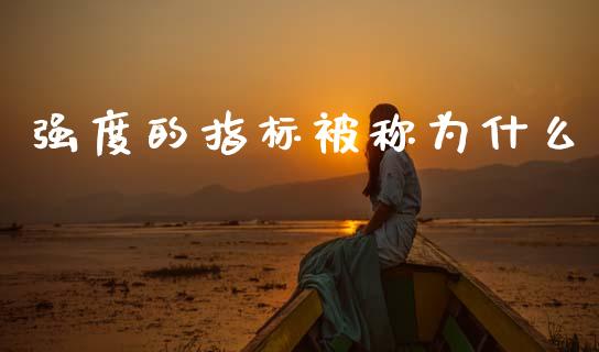 强度的指标被称为什么_https://cj004.lansai.wang_金融监管_第1张