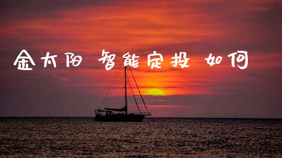 金太阳 智能定投 如何_https://cj004.lansai.wang_金融监管_第1张