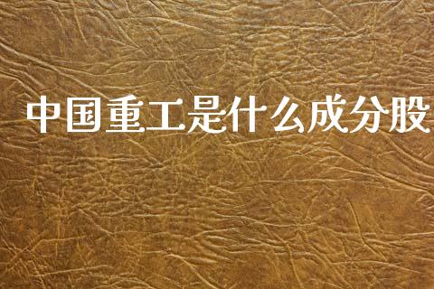 中国重工是什么成分股_https://cj004.lansai.wang_金融监管_第1张