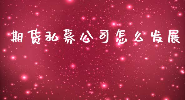 期货私募公司怎么发展_https://cj004.lansai.wang_期货开户_第1张