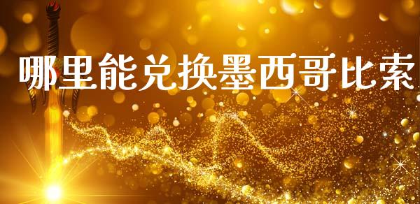 哪里能兑换墨西哥比索_https://cj004.lansai.wang_期货开户_第1张