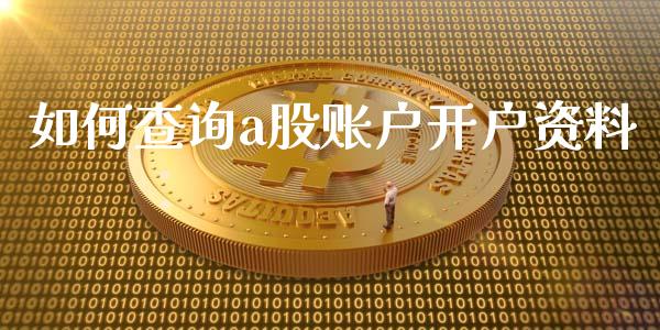 如何查询a股账户开户资料_https://cj004.lansai.wang_债券资讯_第1张