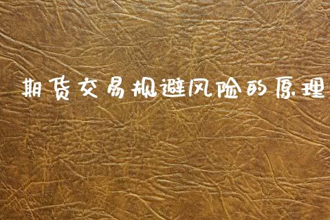 期货交易规避风险的原理_https://cj004.lansai.wang_期货开户_第1张