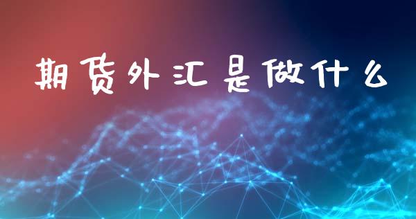 期货外汇是做什么_https://cj004.lansai.wang_财经新闻_第1张