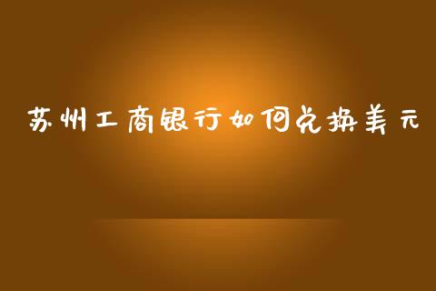 苏州工商银行如何兑换美元_https://cj004.lansai.wang_期货开户_第1张