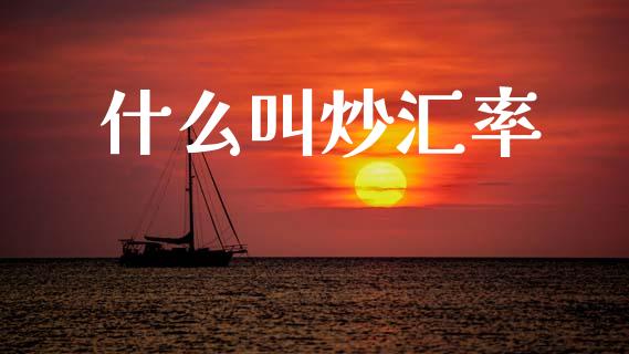 什么叫炒汇率_https://cj004.lansai.wang_财经新闻_第1张