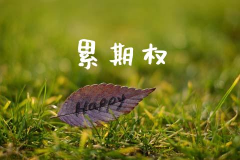 累期权_https://cj004.lansai.wang_债券资讯_第1张
