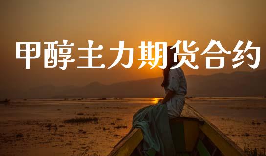 甲醇主力期货合约_https://cj004.lansai.wang_金融监管_第1张