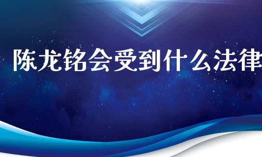 陈龙铭会受到什么法律_https://cj004.lansai.wang_期货开户_第1张