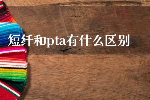 短纤和pta有什么区别_https://cj004.lansai.wang_债券资讯_第1张