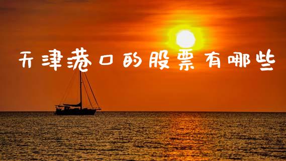天津港口的股票有哪些_https://cj004.lansai.wang_外汇交易_第1张