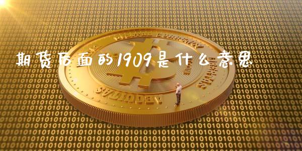 期货后面的1909是什么意思_https://cj004.lansai.wang_金融监管_第1张