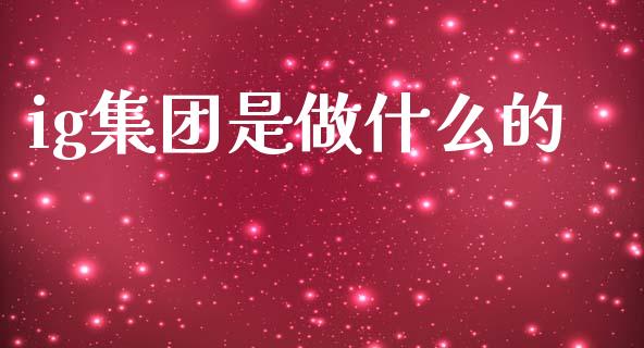 ig集团是做什么的_https://cj004.lansai.wang_金融监管_第1张