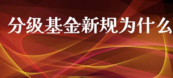 分级基金新规为什么_https://cj004.lansai.wang_债券资讯_第1张