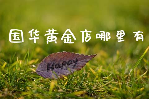 国华黄金店哪里有_https://cj004.lansai.wang_债券资讯_第1张