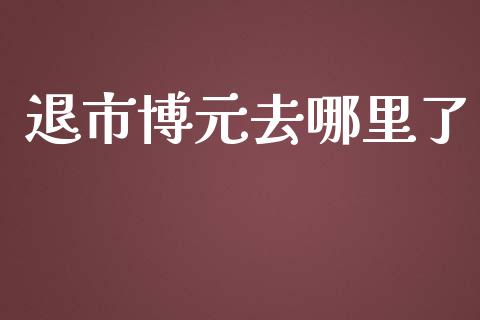 退市博元去哪里了_https://cj004.lansai.wang_期货开户_第1张