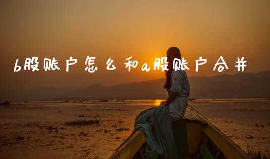 b股账户怎么和a股账户合并_https://cj004.lansai.wang_期货开户_第1张