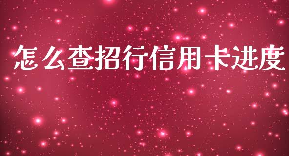 怎么查招行信用卡进度_https://cj004.lansai.wang_期货开户_第1张