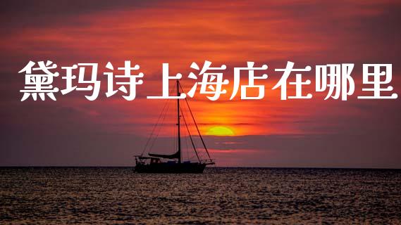 黛玛诗上海店在哪里_https://cj004.lansai.wang_金融监管_第1张