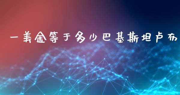 一美金等于多少巴基斯坦卢布_https://cj004.lansai.wang_外汇交易_第1张
