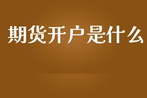期货开户是什么_https://cj004.lansai.wang_全球市场_第1张