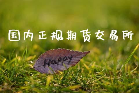 国内正规期货交易所_https://cj004.lansai.wang_全球市场_第1张