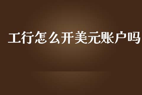 工行怎么开美元账户吗_https://cj004.lansai.wang_外汇交易_第1张
