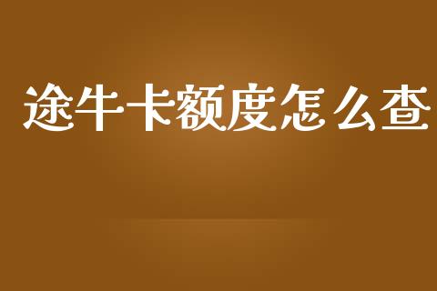 途牛卡额度怎么查_https://cj004.lansai.wang_财经新闻_第1张