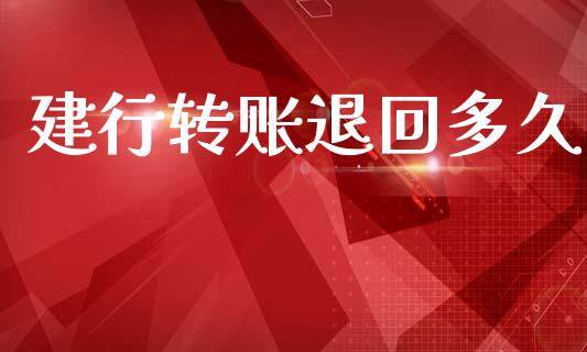 建行转账退回多久_https://cj004.lansai.wang_外汇交易_第1张