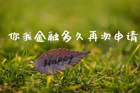 你我金融多久再次申请_https://cj004.lansai.wang_外汇交易_第1张