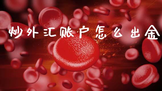 炒外汇账户怎么出金_https://cj004.lansai.wang_金融监管_第1张