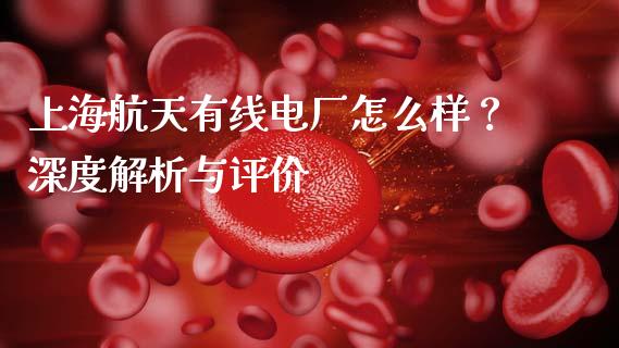 上海航天有线电厂怎么样？深度解析与评价_https://cj004.lansai.wang_债券资讯_第1张