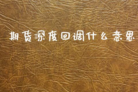 期货深度回调什么意思_金融监管_第1张_期货开户_金融监管_外汇交易_债券资讯_全球市场_财经新闻 期货深度回调什么意思_https://cj004.lansai.wang_金融监管_第1张