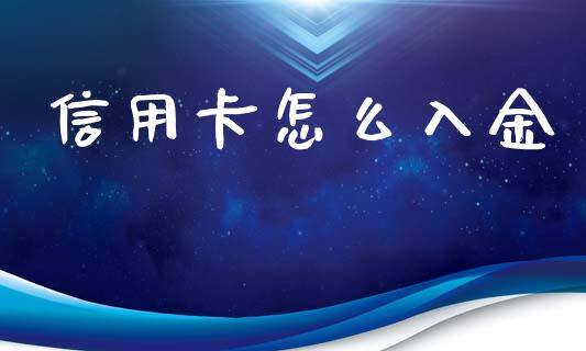 信用卡怎么入金_https://cj004.lansai.wang_期货开户_第1张