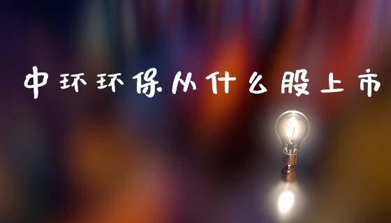 中环环保从什么股上市_https://cj004.lansai.wang_金融监管_第1张