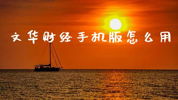 文华财经手机版怎么用_https://cj004.lansai.wang_债券资讯_第1张