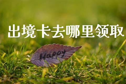 出境卡去哪里领取_https://cj004.lansai.wang_财经新闻_第1张